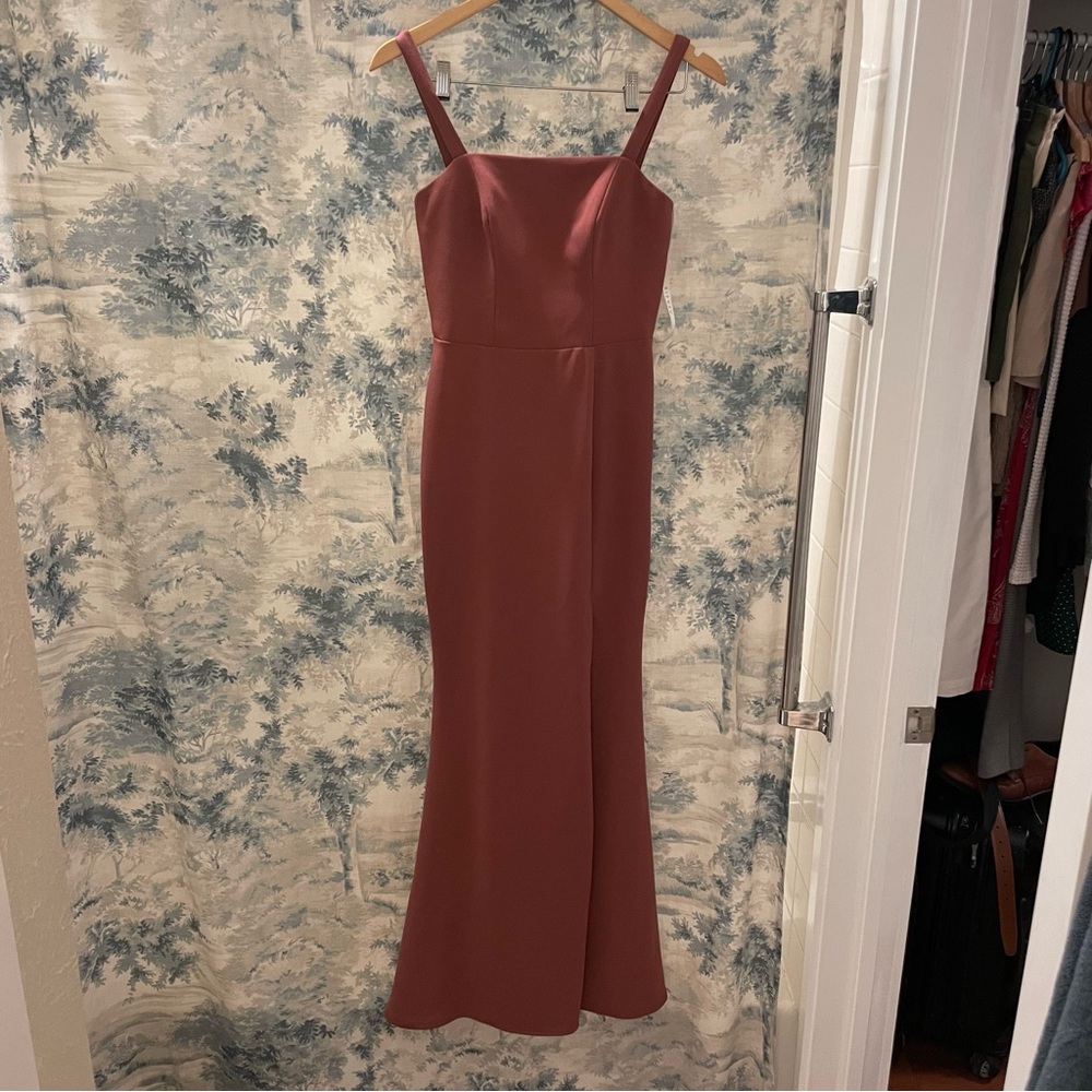 Azazie Dusty Rose Gown